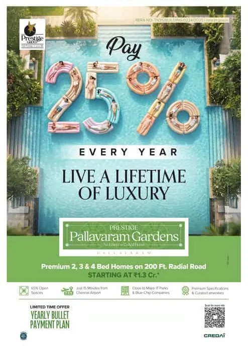 Prestige Pallavaram Gardens Lobby View